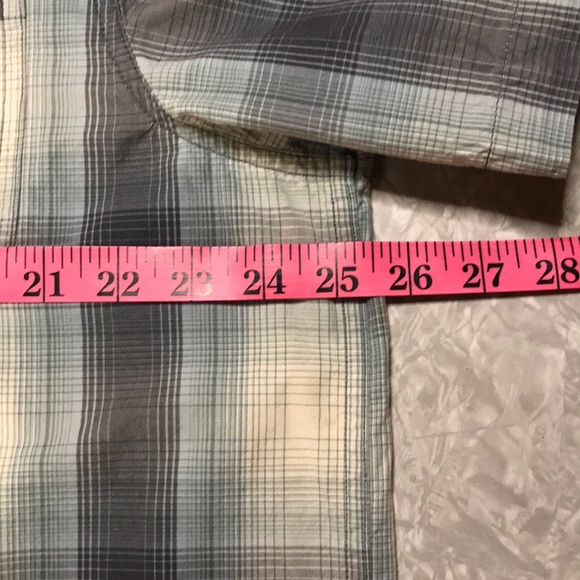 Carhartt Men’s Relaxed Fit Blue Plaid Short Sleeve Shirt, Size XL / Blue - Picture 5 of 11